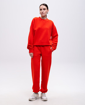 Jil Sander Orange joggers with logo J40KA0272J20295