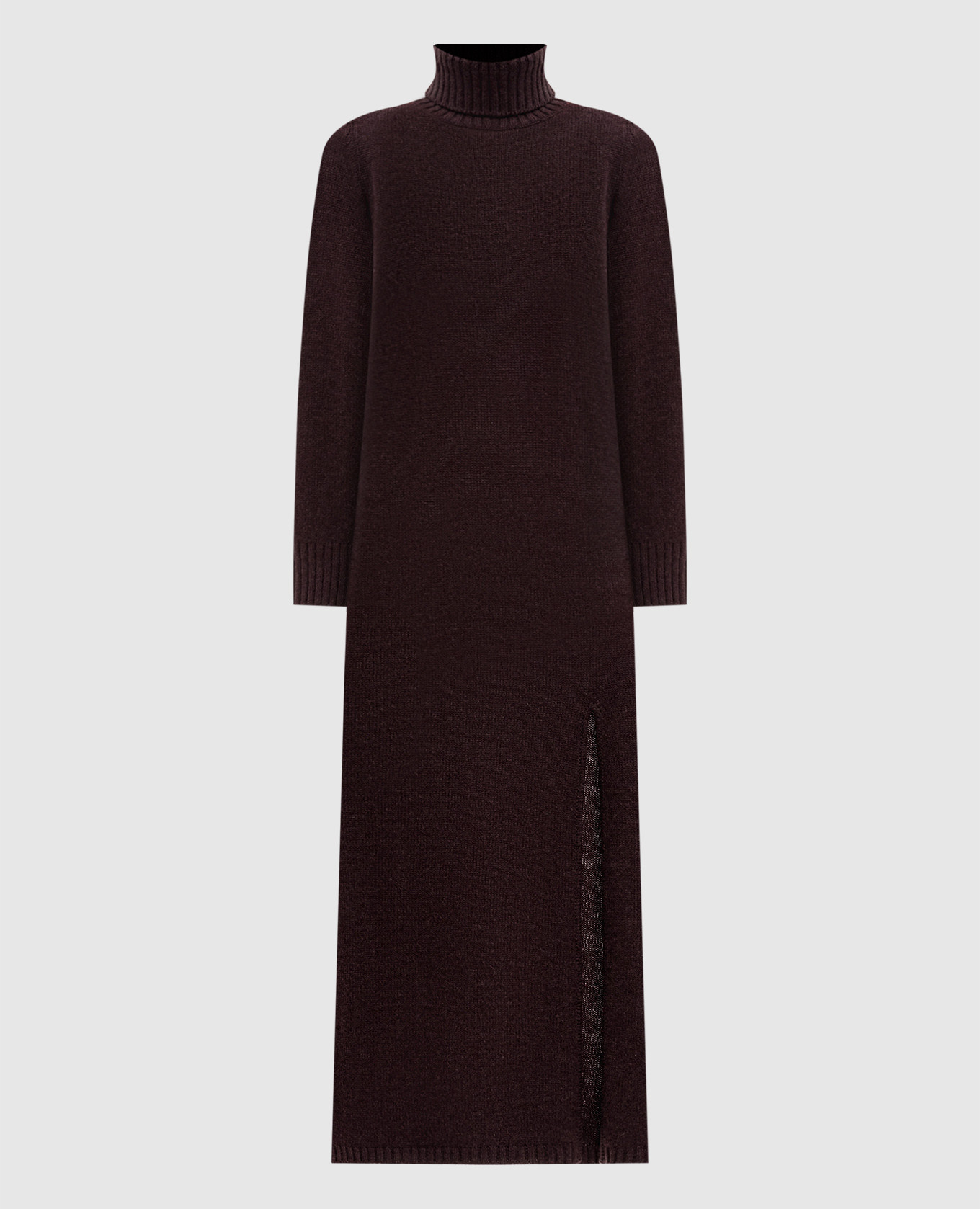 

Burgundy cashmere maxi dress Enrico Mandelli