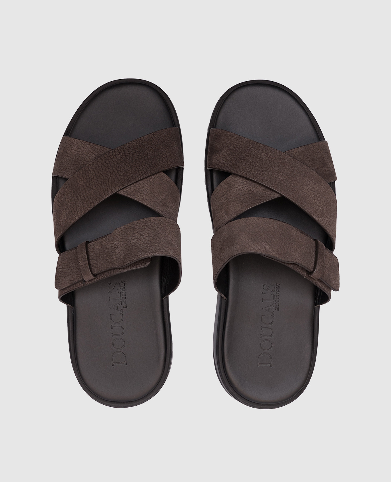 

Brown nubuck flip-flops Doucal's