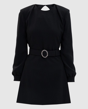 Saint Laurent Black mini dress with open back 819619Y012W