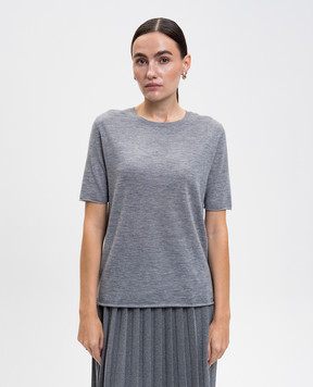 LISA YANG Ari grey cashmere top 2024079