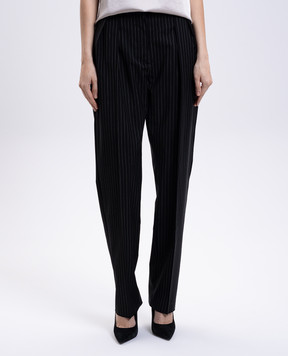Max Mara Black SESAMO wool pants SESAMO