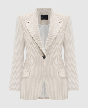 PROENZA SCHOULER Daria beige corduroy jacket R2542004CC006