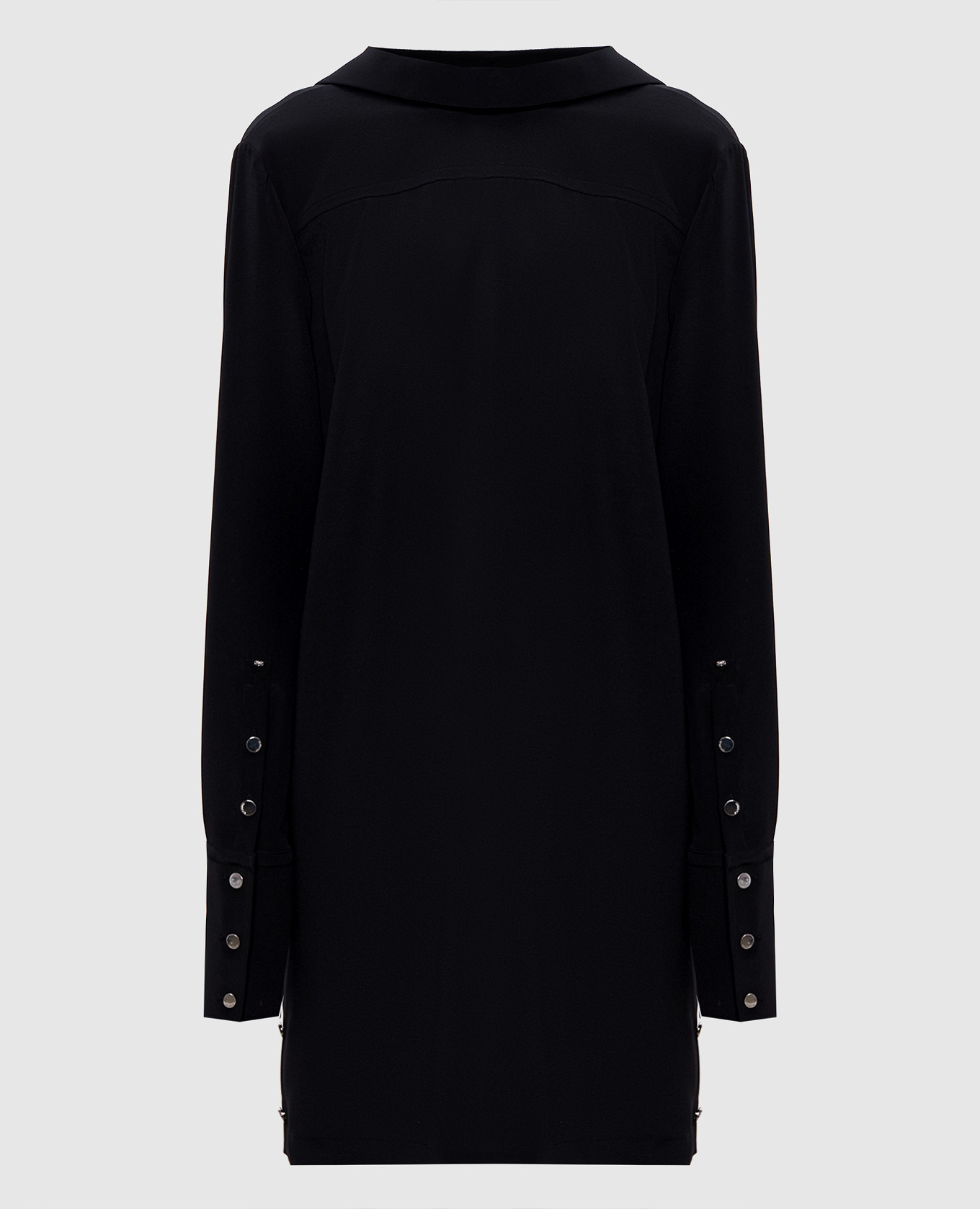 Black LEGUME silk dress Max Mara Sportmax