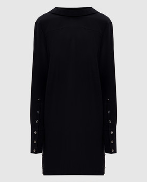 Max Mara Sportmax Black LEGUME silk dress LEGUME
