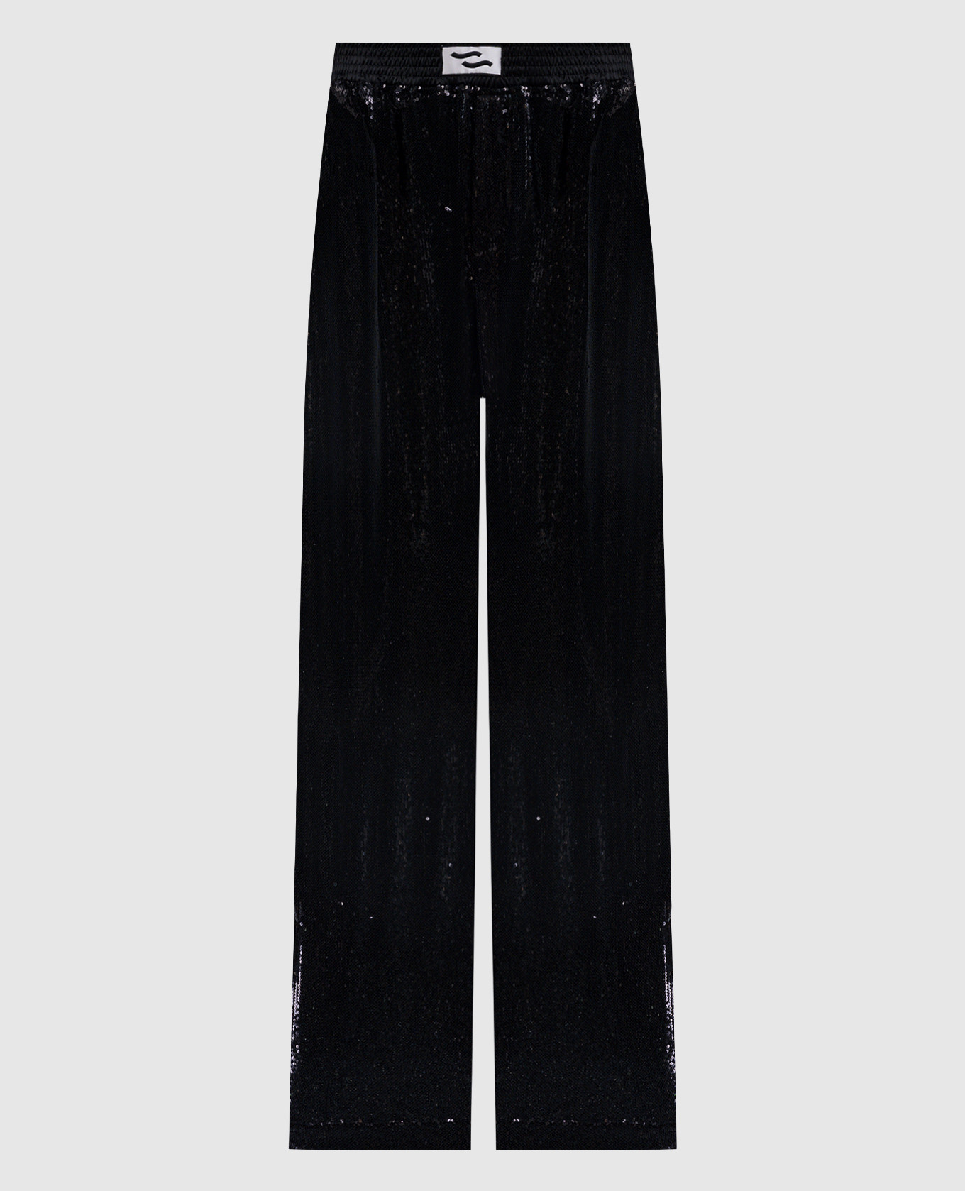 Black pants with sequins SSHEENA