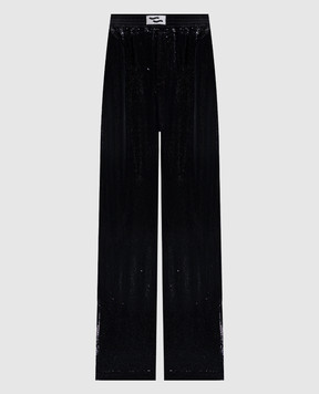 SSHEENA Black pants with sequins 25SSPRUSLANTS25007
