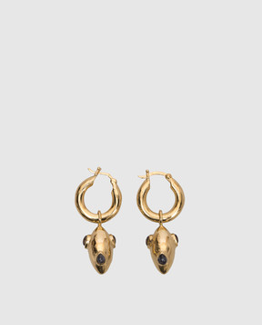Shyla Orecchini Cressida in oro con placcatura in oro 22 carati CRESSIDAEARRINGS