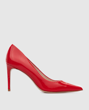 Babe Pay Pls Red leather lacquered boats 2018010639