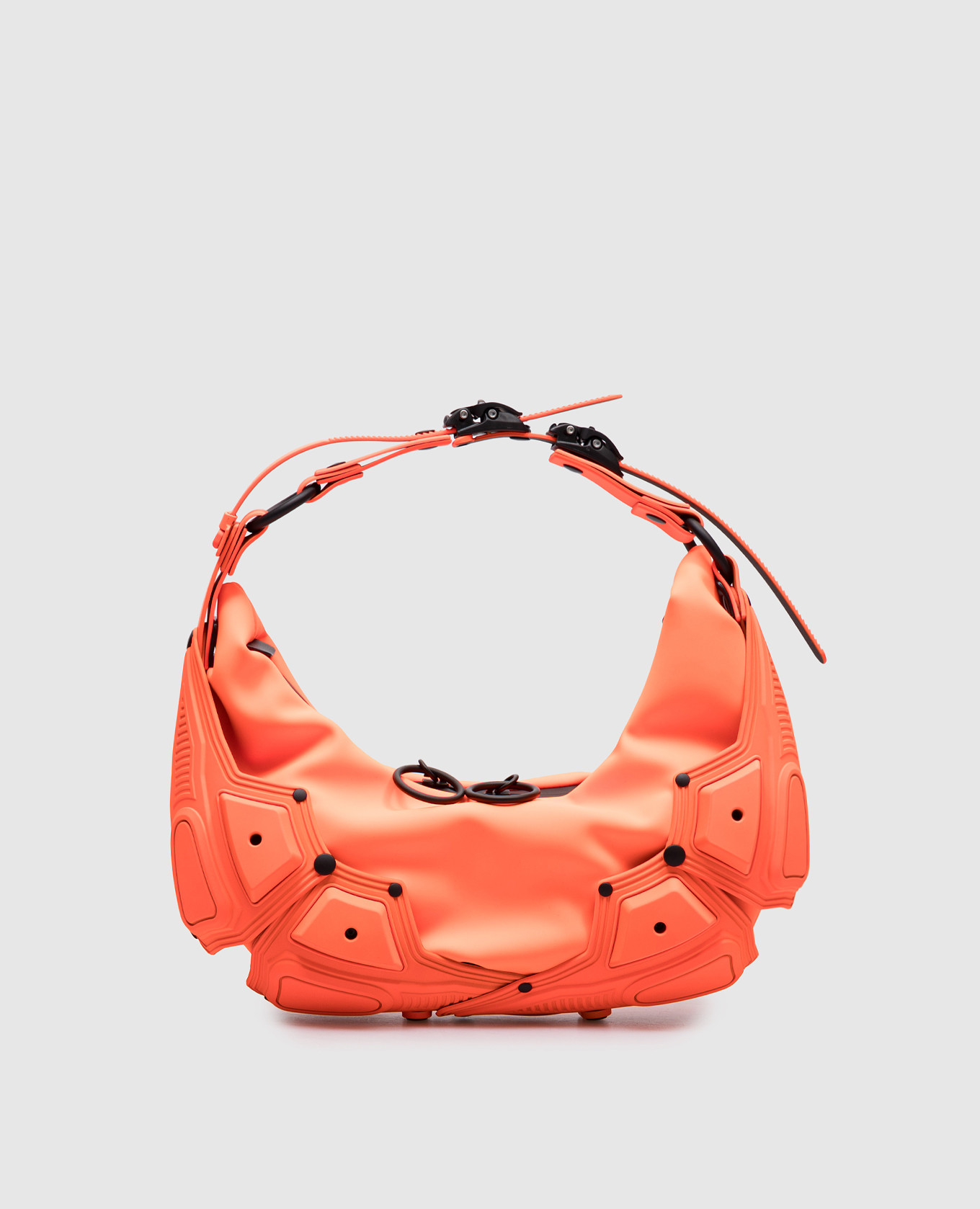 

Orange hobo bag M02 Innerraum