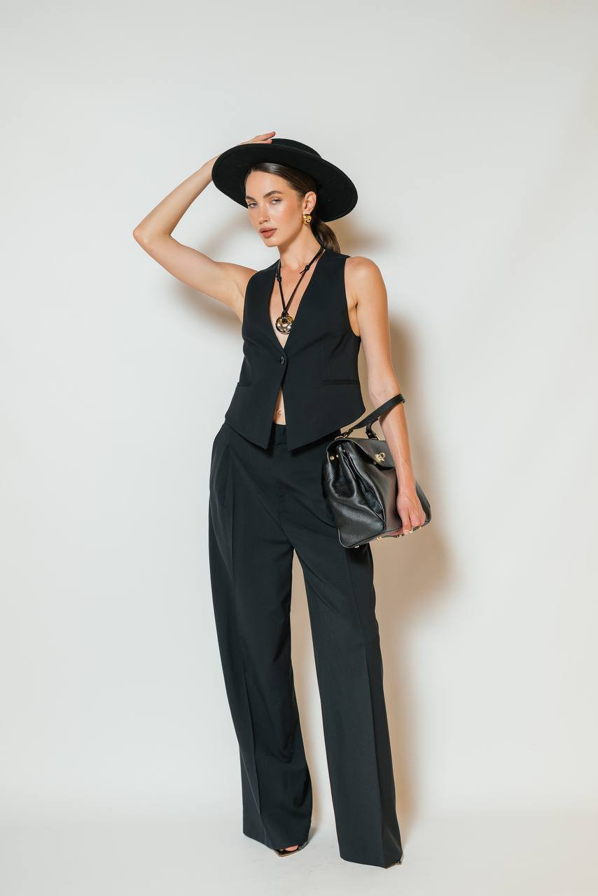 

Black pants with logo Twinset