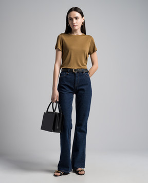 Khaite Brown T-shirt 23484084W4084