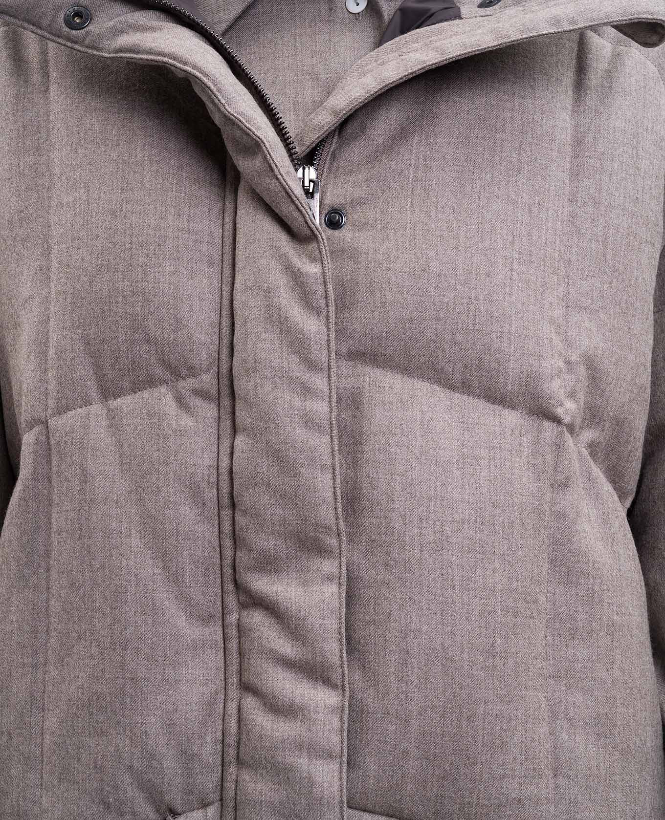 

Alba brown wool and cashmere jacket Simonetta Ravizza