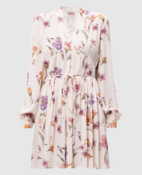 Twinset White floral print mini dress 251TP2773