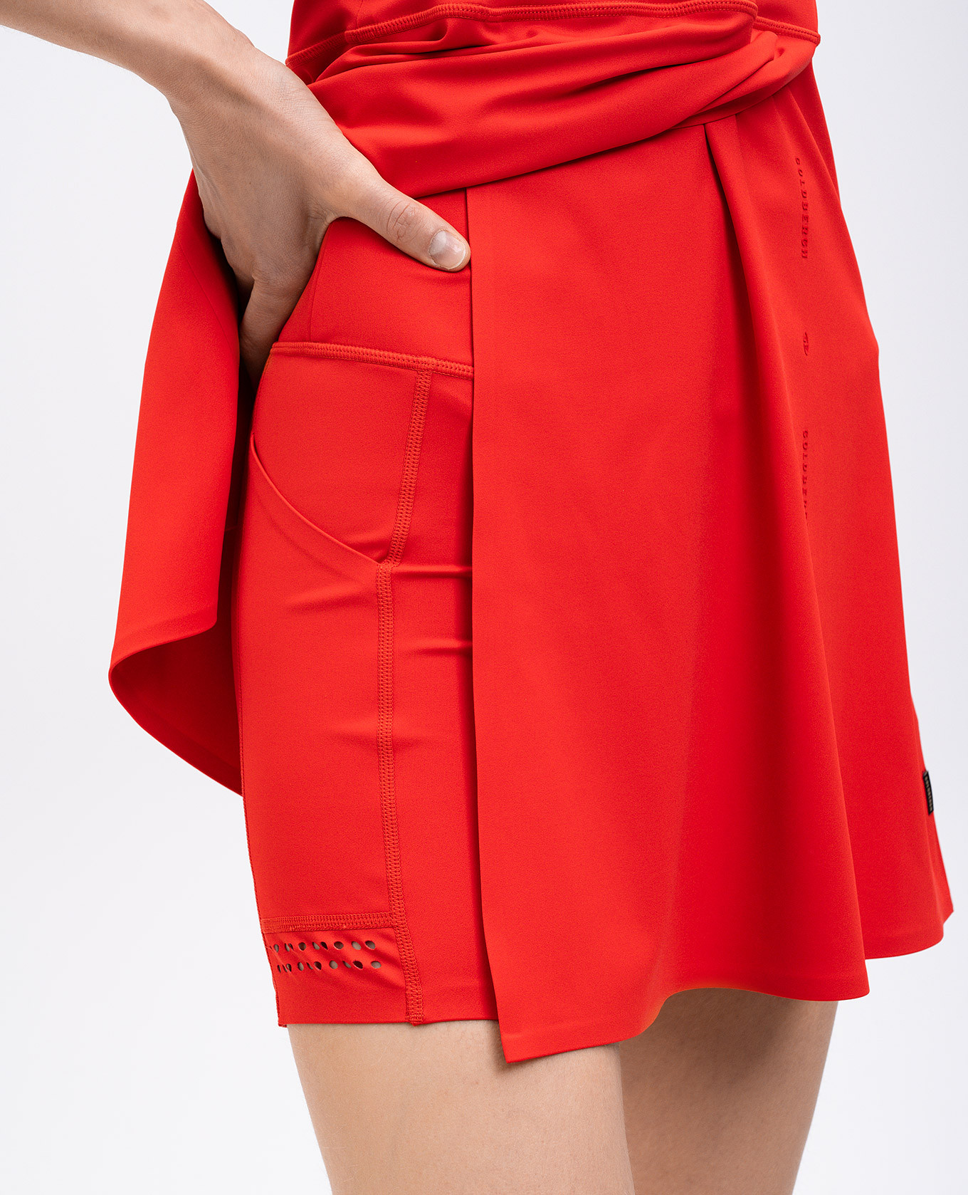 

ACE red dress with shorts Goldbergh