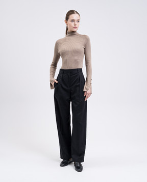 PROENZA SCHOULER Beige Belle silk and cashmere turtleneck R2537348KS052