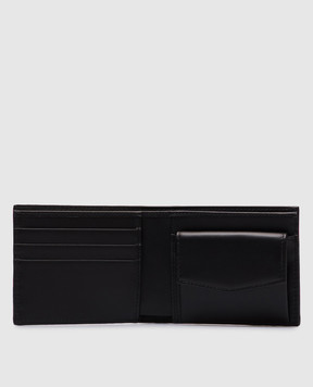 Dolce&Gabbana Black leather wallet with logo print BP3102AN244