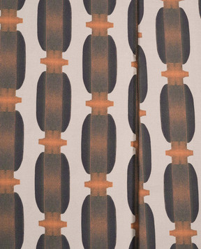 Dondi Brown striped Futura bedding set H0000210044