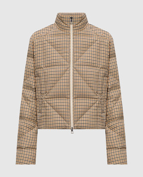 Moncler Beige Keros down jacket with wool K20931A00098598NZ