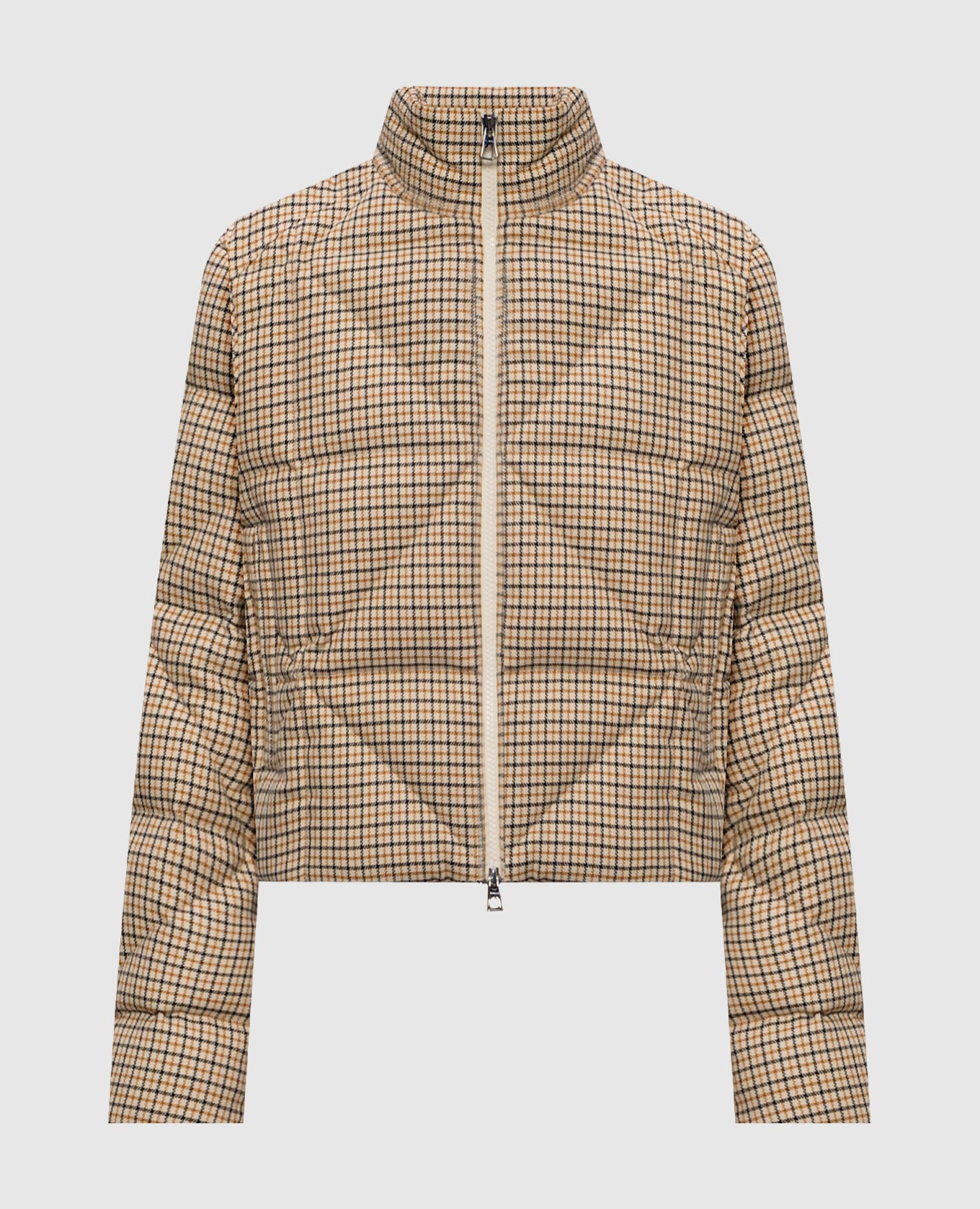 

Beige Keros down jacket with wool Moncler