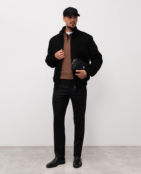 Stefano Ricci Black wool pants M1T530002AW609