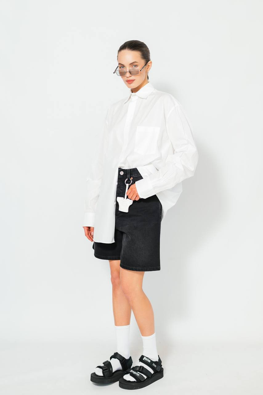 

White shirt with logo pattern Vetements