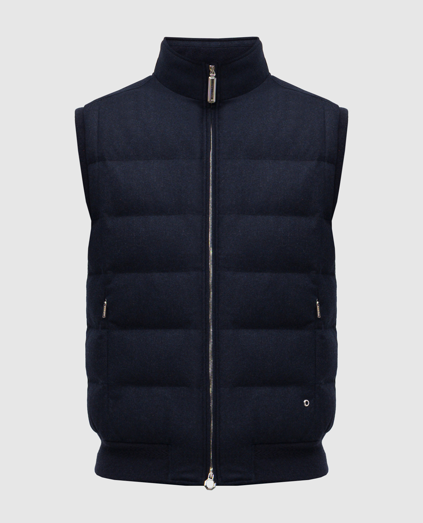 

Blue wool and cashmere down vest Stefano Ricci