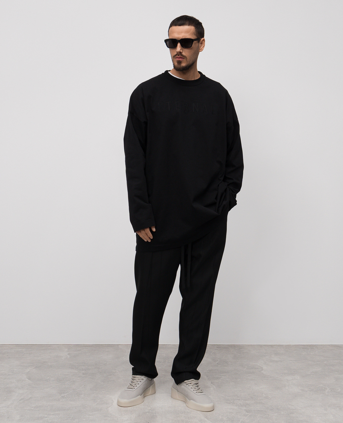 

Black long sleeve with embroidery Fear of God