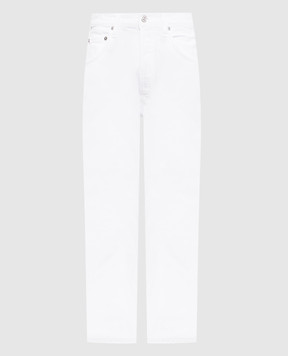 CITIZENS OF HUMANITY Winslow White Boyfriend Jeans with Leather Logo Patch 21821248