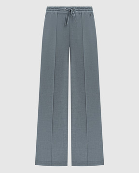Twinset Gray pants with logo 242AP2430