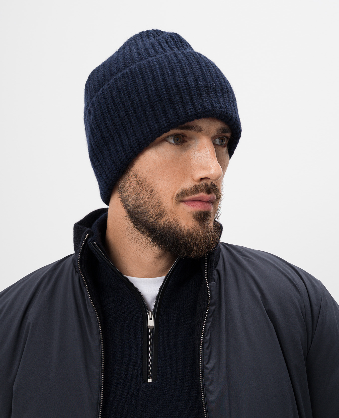 

Blue cashmere hat Brunello Cucinelli