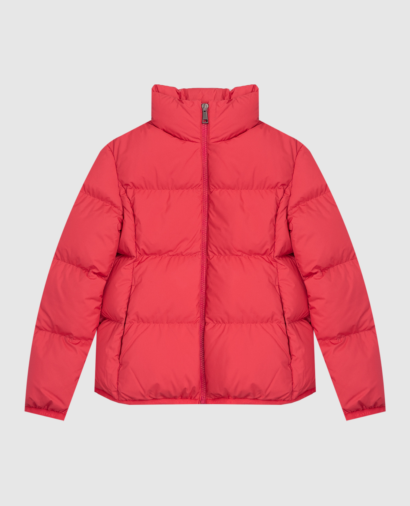 Children&#39;s pink down jacket with logo patch Moncler ENFANT