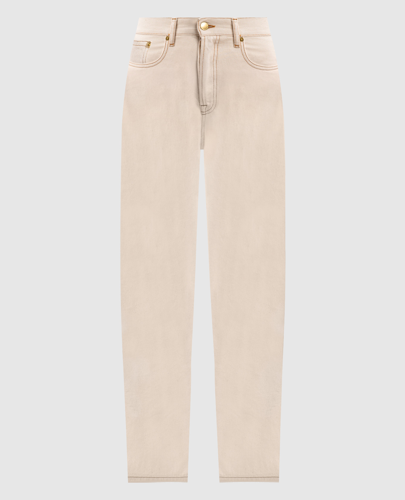 

Beige Gale jeans with contrast stitching DARKPARK