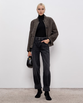 AGOLDE Gray jeans with belt A2701817