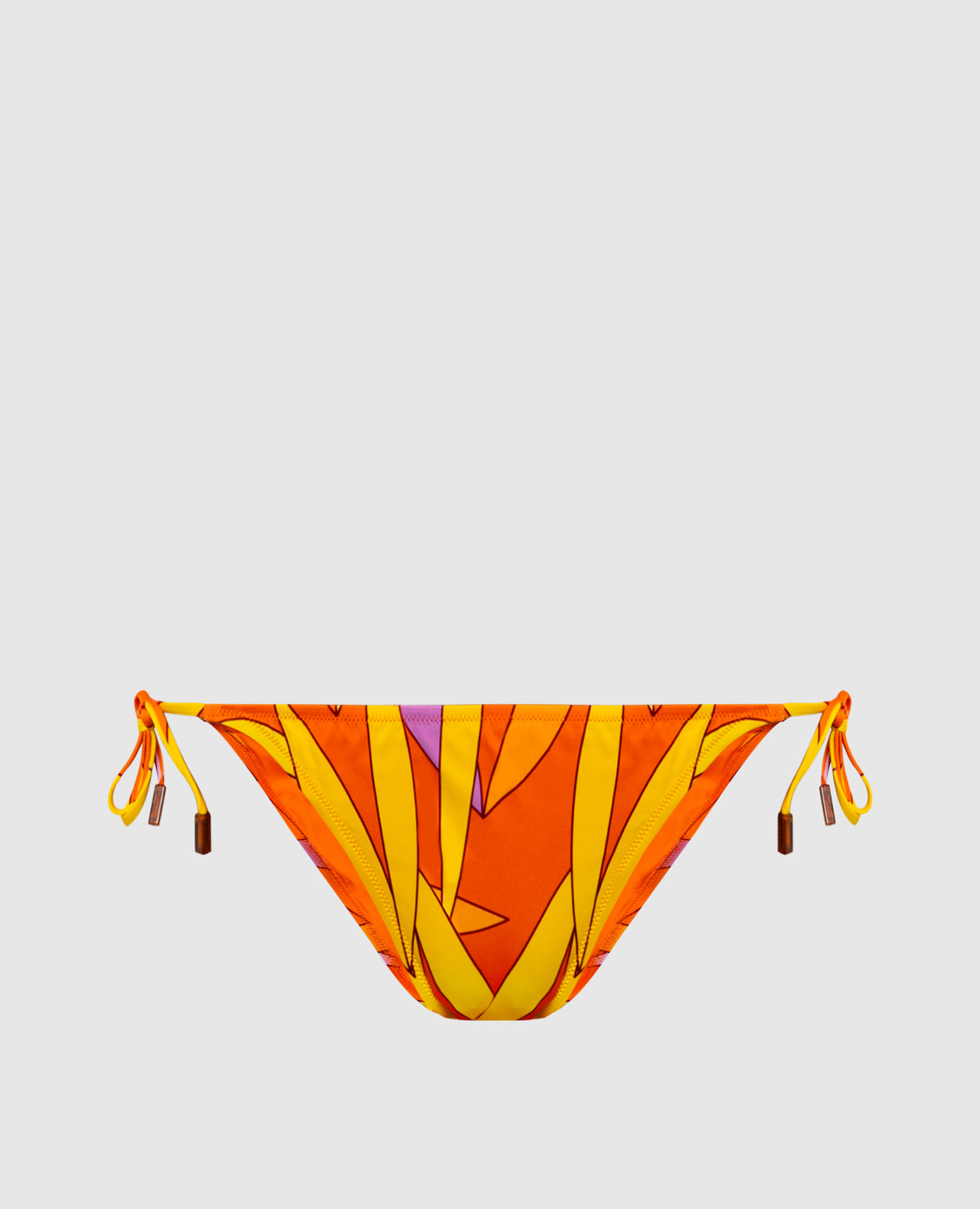 Madrague orange printed swimsuit panties Vilebrequin