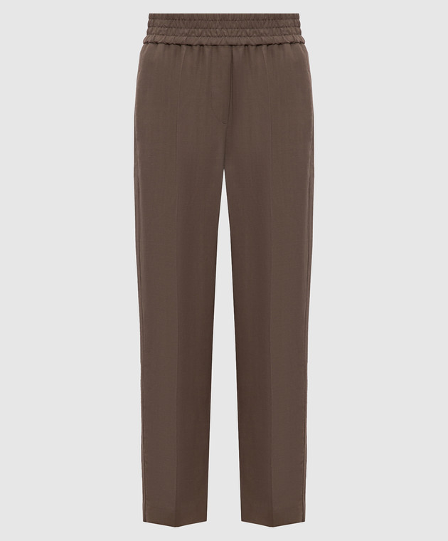 パンツ BRUNELLO CUCINELLI Linen trousers Brown MH126P7197 Brunello Cucinelli - Brown linen pants MH126P7197 - shop