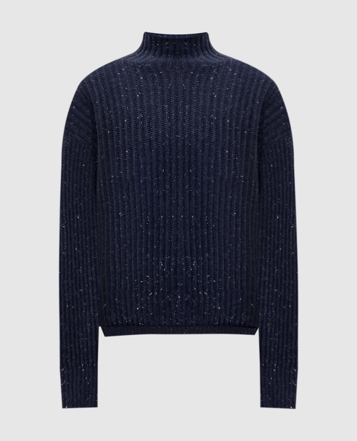 

Blue sweater with wool and silk with lurex Peserico