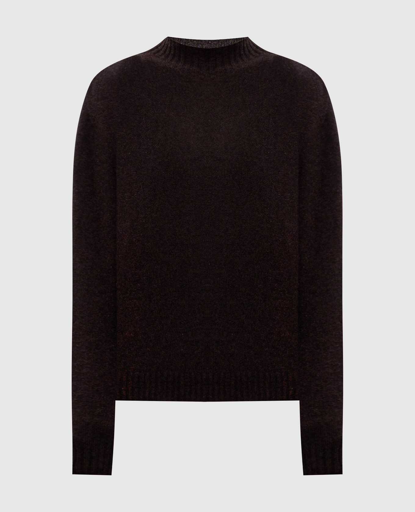 

Oval T logo cashmere sweater in brown Twinset