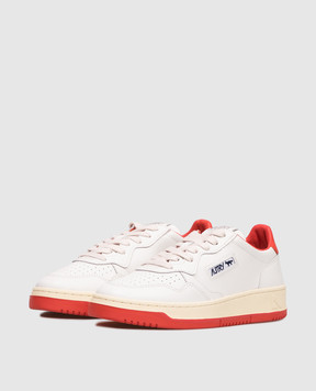 AUTRY Maison Kitsune MEDALIST white leather sneakers AULWMK02