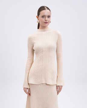 Twinset Beige wool and cashmere jumper 252TP3571