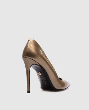 Babe Pay Pls Khaki patent leather shoes 2011193148