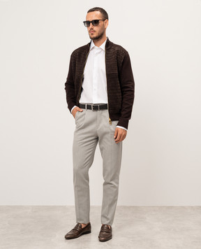 Stefano Ricci White shirt with a pattern MC003678L1600