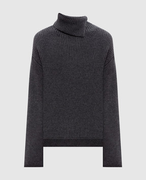 JOSEPH Gray wool, silk and cashmere sweater JF009293