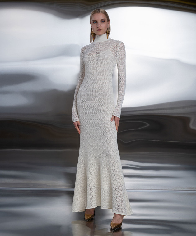 Tom Ford - White openwork maxi dress ACK423YAX637 - shop with European delivery at Symbol Tom Ford - White openwork maxi dress ACK423YAX637 - shop with European delivery at Symbol