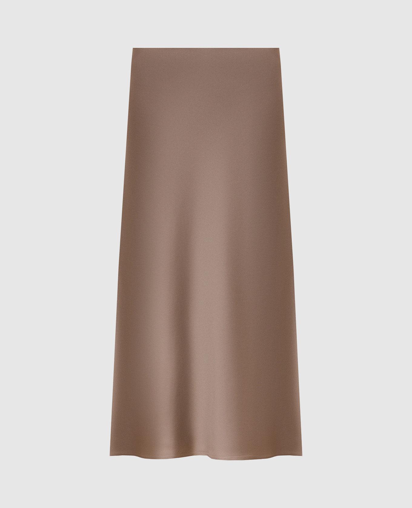 

Beige satin skirt Brunello Cucinelli