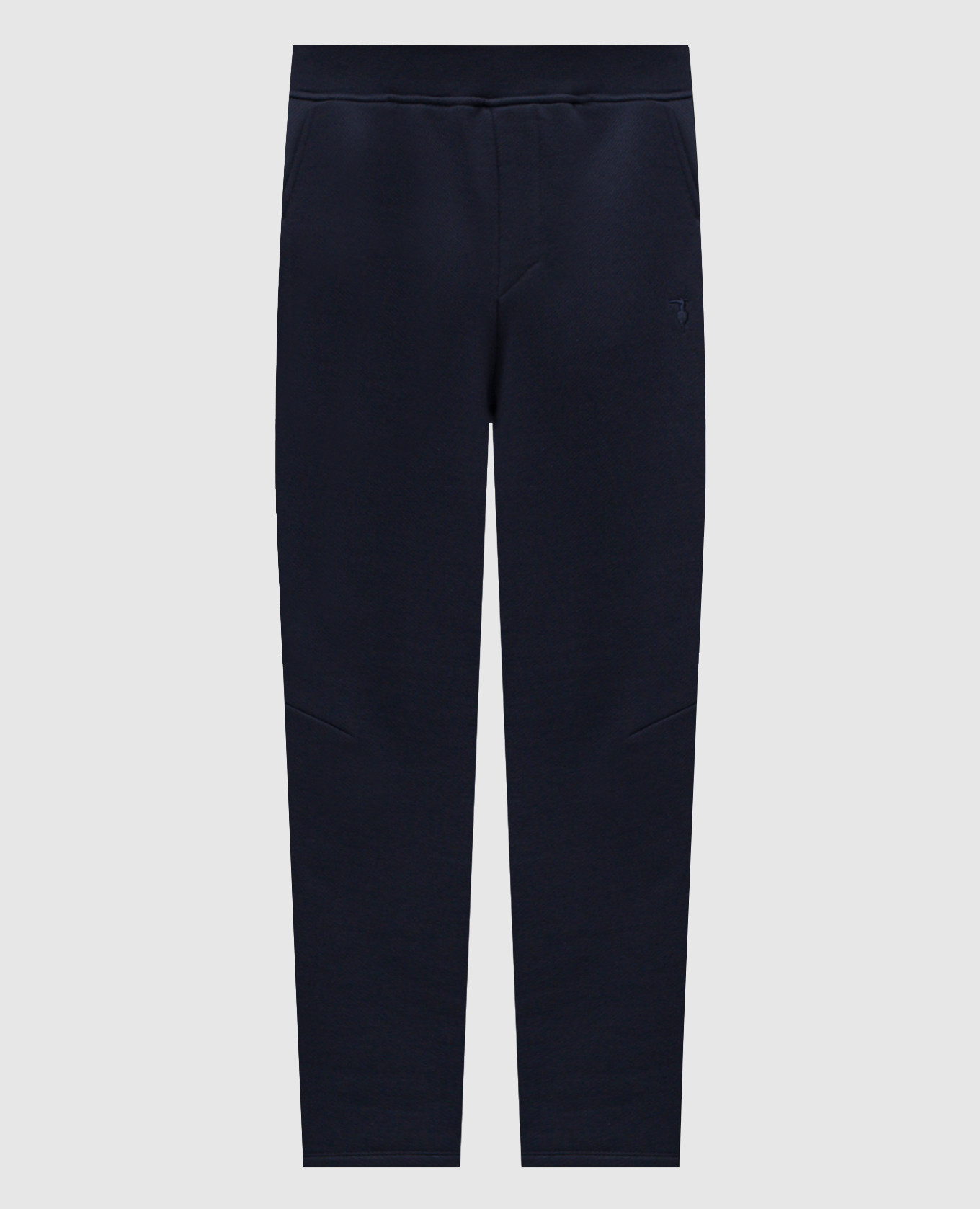 Blue sweatpants with emblem Trussardi