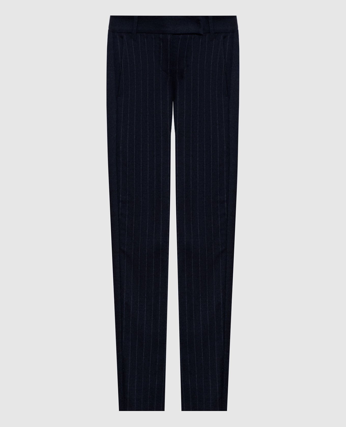 

Blue striped wool pants Brunello Cucinelli