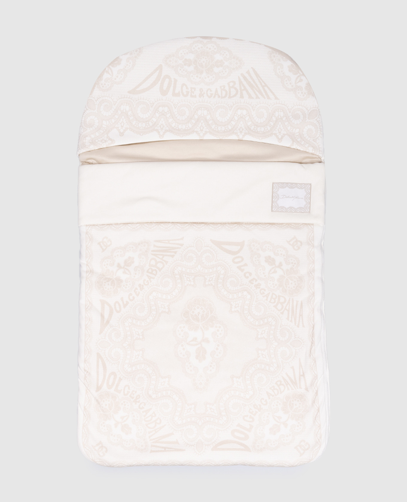 

Children's white envelope in the logo pattern Dolce&Gabbana