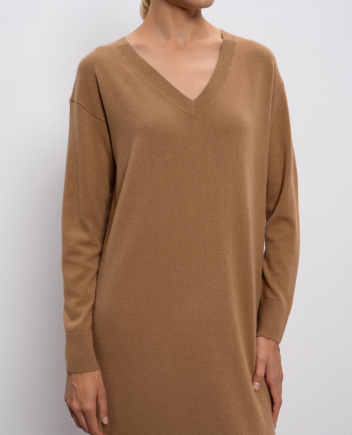 

Brown ZENITH dress in wool and cashmere Max Mara Weekend