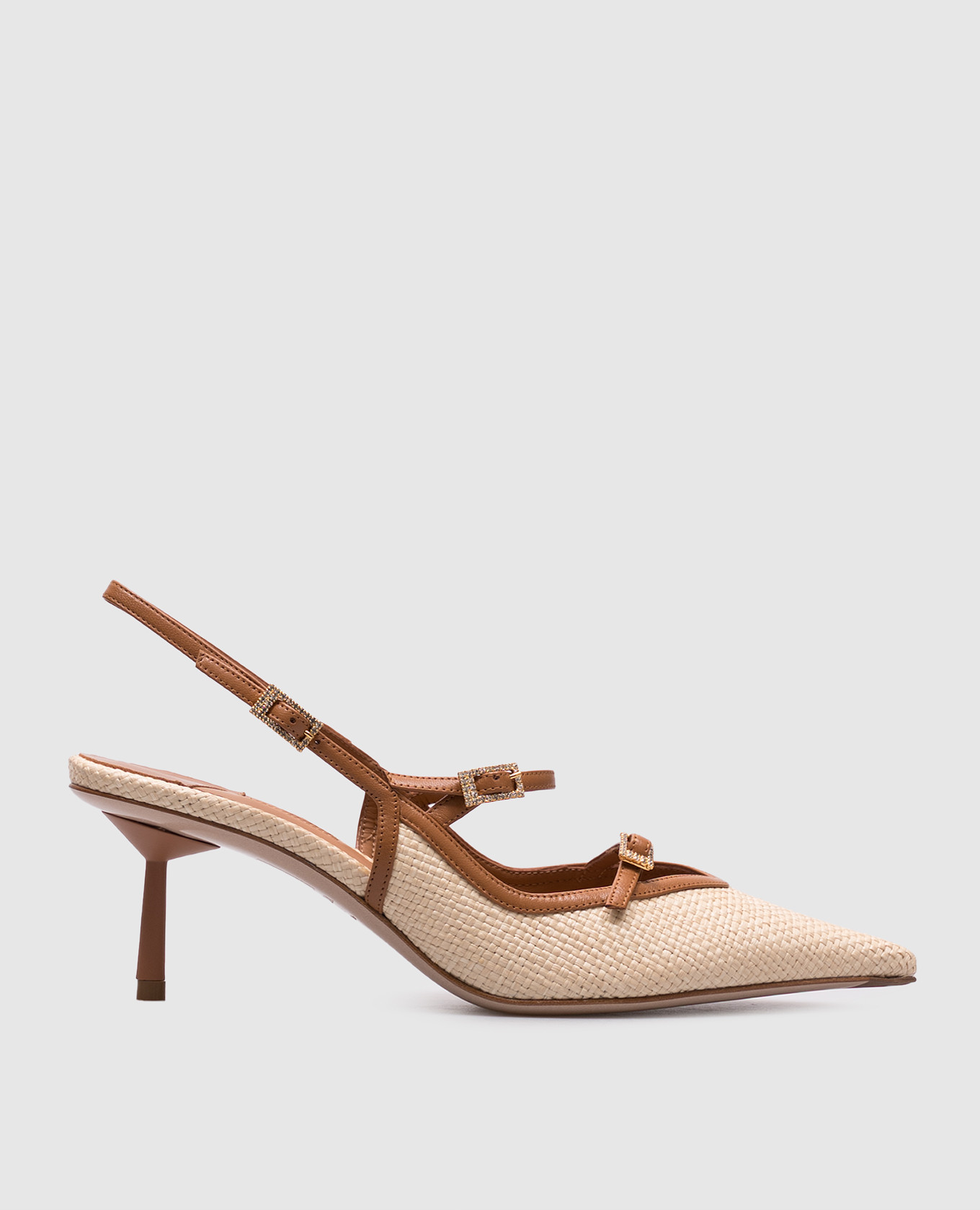 

Morgana beige raffia slingbacks Le Silla